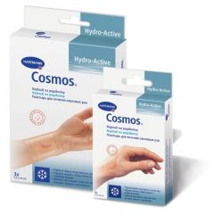 Cosmos Hydro-Active - пластырь гидроактивный для лечения ожогов, 4,5 х 6,5 см, 3 шт