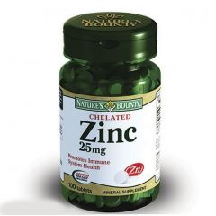 Nature's Bounty Цинка хелат 25мг таб. 100шт в уп. Nature's Bounty Цинка хелат 25мг таб. 100шт в уп.