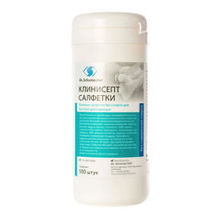Клинисепт салфетки дезинфицирующие 14х20 см 100 шт Клинисепт салфетки дезинфицирующие 14х20 см 100 шт